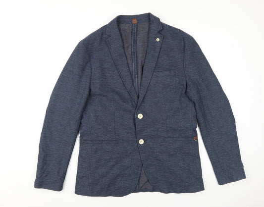 Zara Men's Blue Regular Fit Blazer 42R