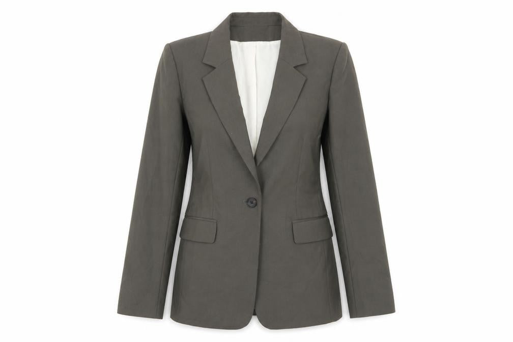 H&M Women's Green XS Suit Jacket Casual Business