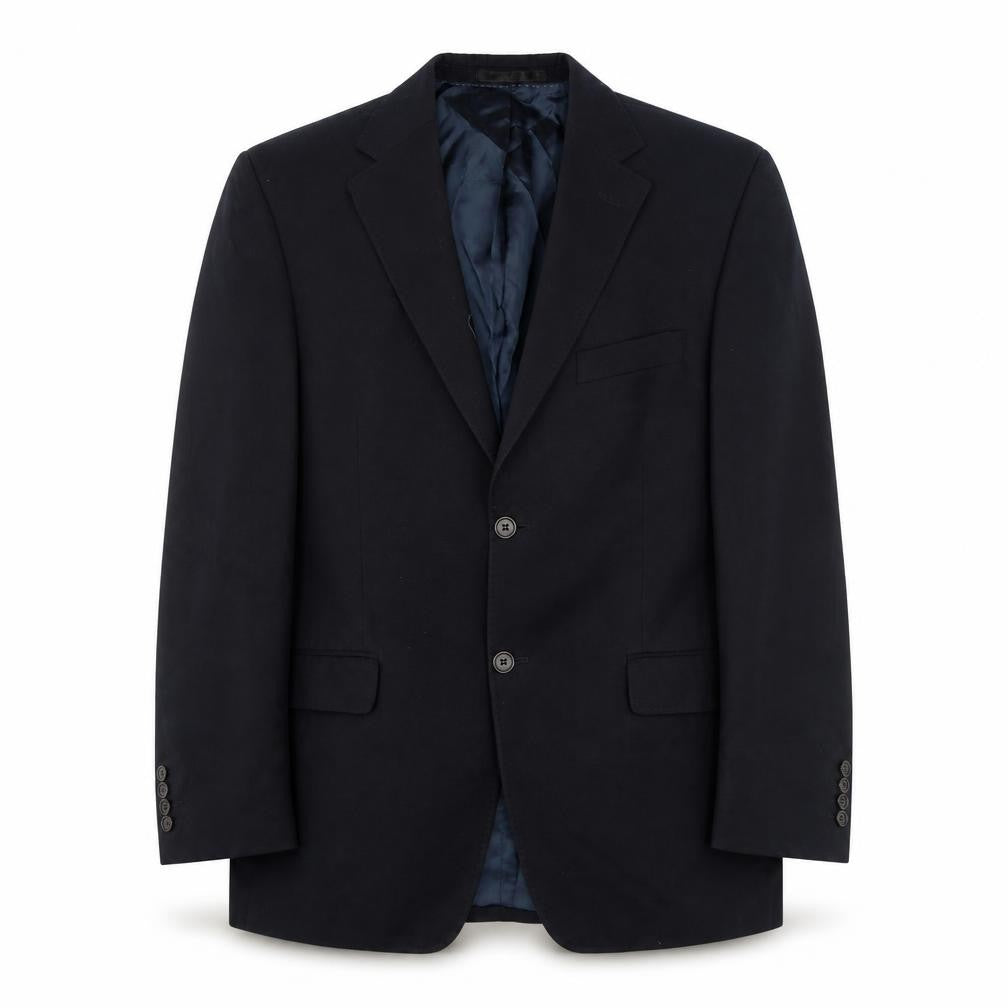 Front view of Marks & Spencer Men's Navy Blazer, Size 40S