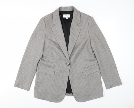 Marks and Spencer Grey Women's Blazer Size 10