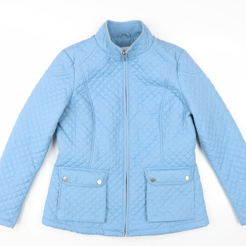 Marks and Spencer Blue Quilted Women's Jacket Size 12