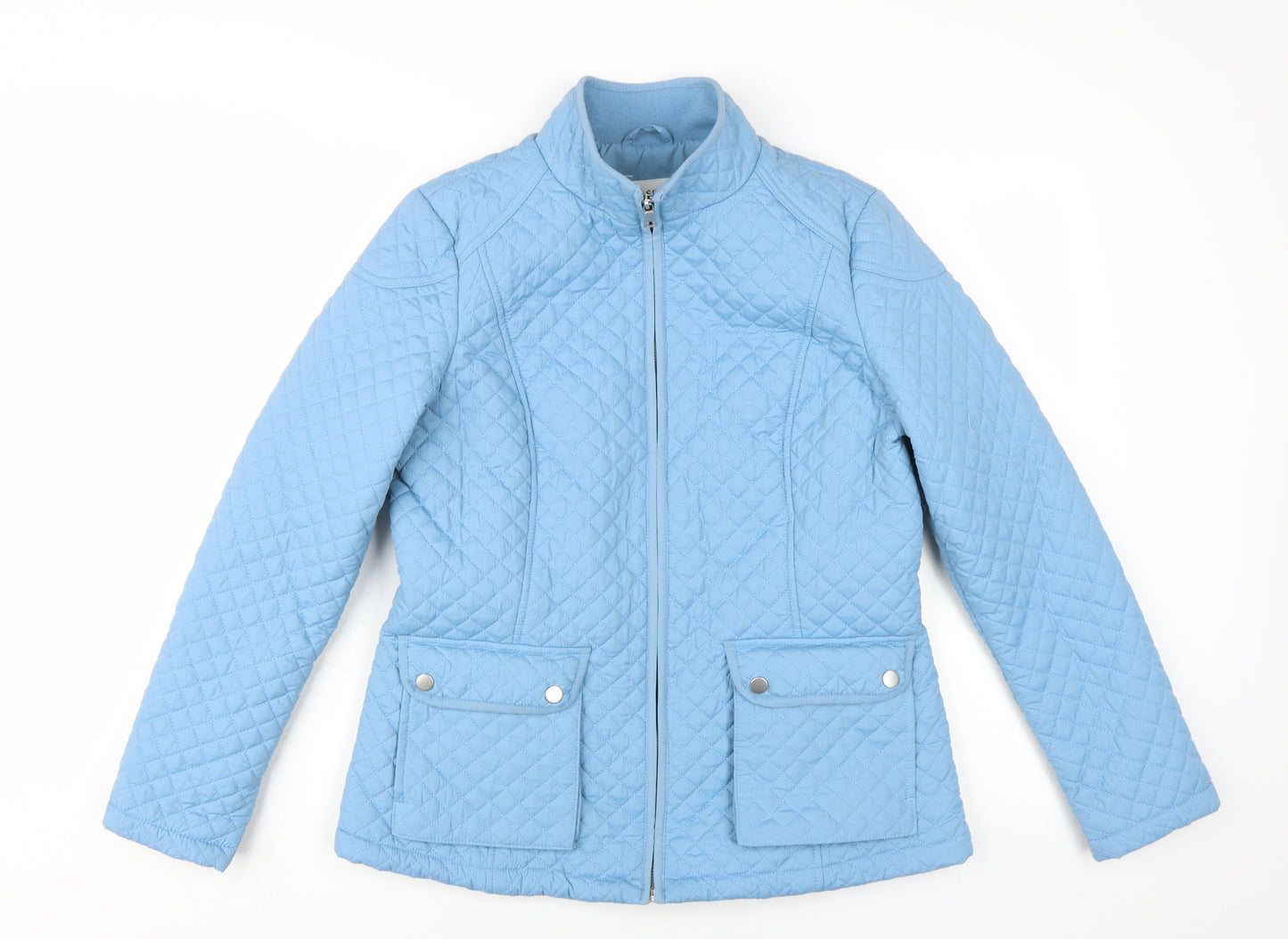 Marks and Spencer Blue Quilted Women's Jacket Size 12