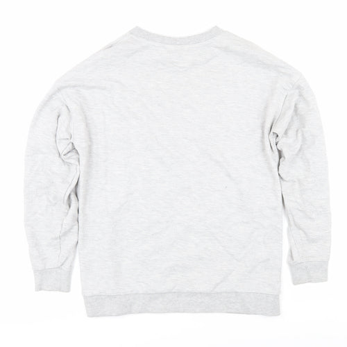 Disney Women's Grey Mickey Mouse Sweatshirt, Size 8