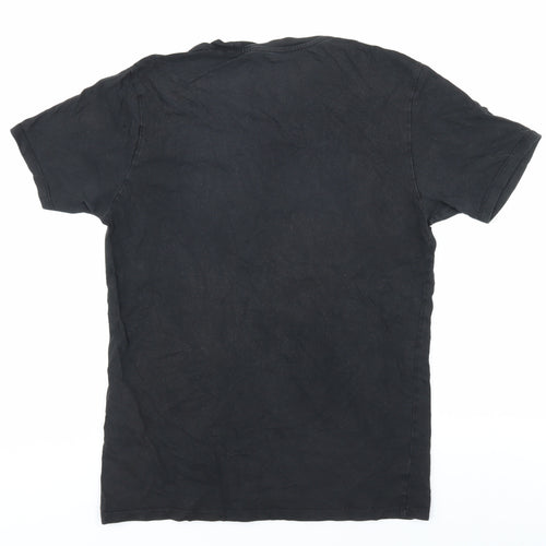 Levi's Men's Black Graphic Print T-Shirt, S, Iconic Style