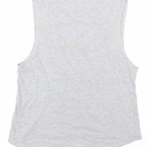 Planet Hollywood Grey Men's Sleeveless T-Shirt M