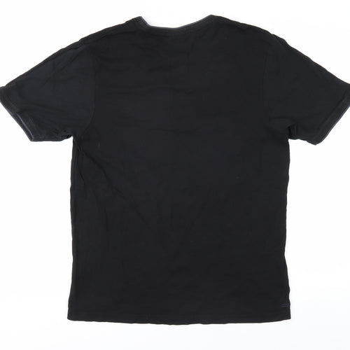 Slazenger Men's Black Cotton T-Shirt Size S