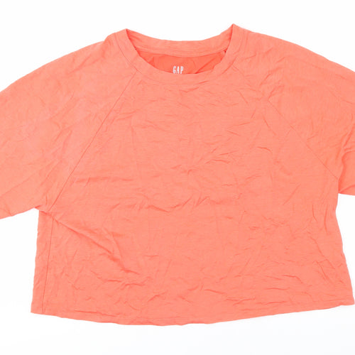 Gap Women's Pink Basic T-Shirt, M, Spring/Summer Style