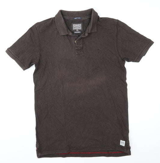 FatFace Men's Brown Polo Shirt M - Casual Cotton