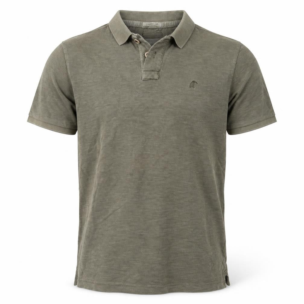 Croxley Men's Green Medium Polo Shirt, Short Sleeve, Cotton