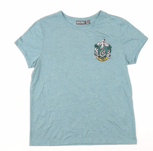 Harry Potter Women’s Green T-Shirt Size 12