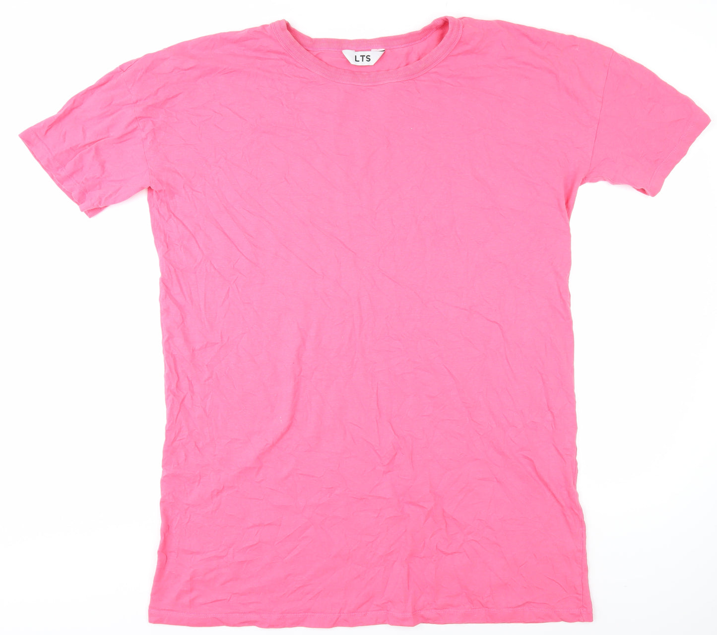 Yours Clothing Women's Pink Basic Cotton T-Shirt Size 18