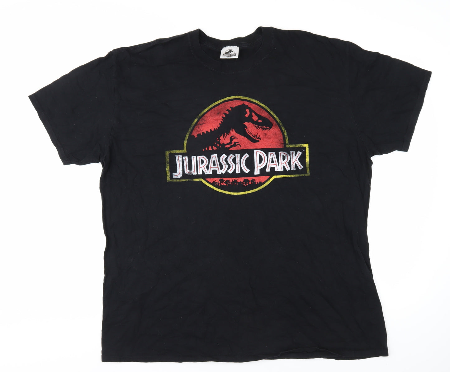Gildan Men's Black Jurassic Park 2XL Graphic T-Shirt