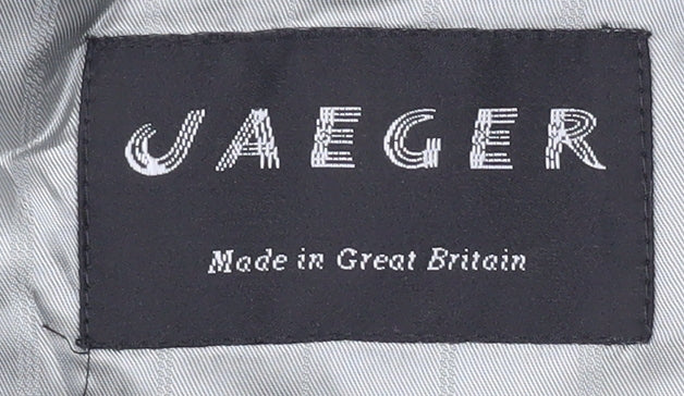 Jaeger Men's Beige Blazer, Size 58R, Linen & Silk