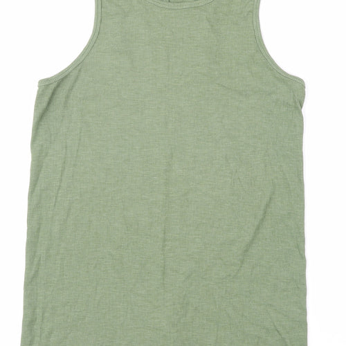 GAP Men's Sleeveless Green Crew Neck T-Shirt M