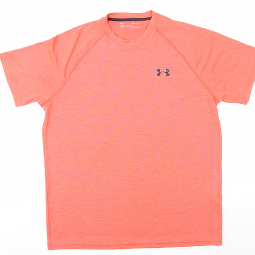 Under Armour Men's Orange T-Shirt M