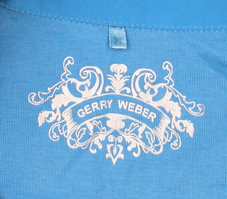 Gerry Weber Women's Blue Polo Shirt Size 16