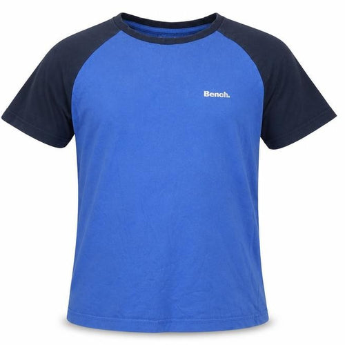 Bench Boys Blue T-Shirt 13-14 Years Short Sleeve Crew Neck