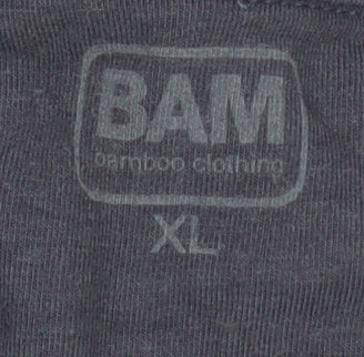 BAM Men's Black Short Sleeve Polo in XL