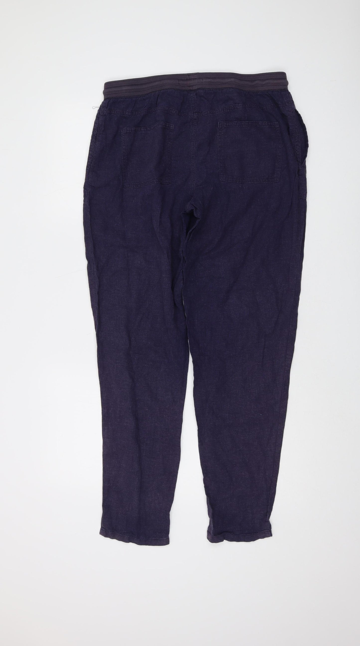 Marks and Spencer Women's Navy Joggers, Size 12