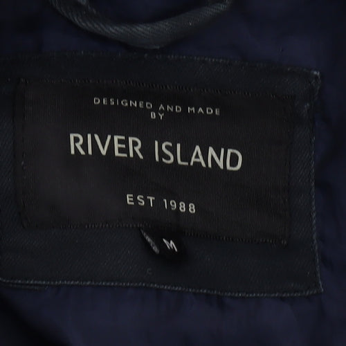 River Island Men's Black M Motorcycle Jacket