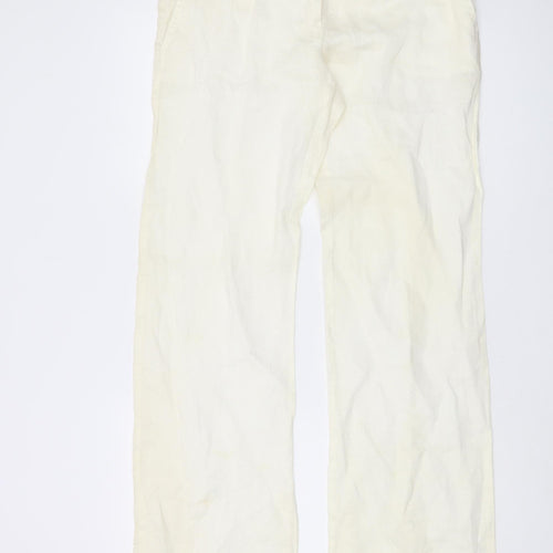 MNG Basics Women’s Ivory Chino Trousers Size 12