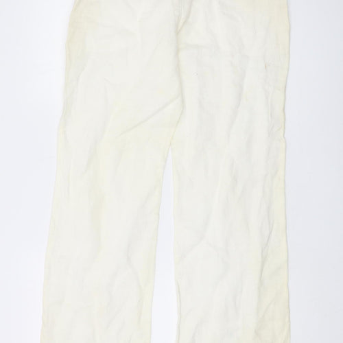 MNG Basics Women’s Ivory Chino Trousers Size 12