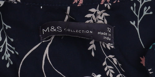 Marks and Spencer Women's Floral Blouse Size 12