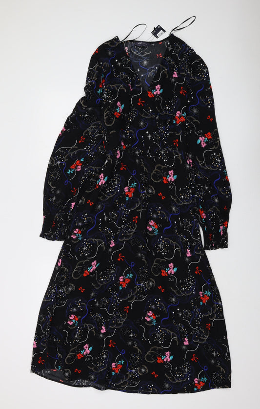 Marks and Spencer Women's Floral Midi Dress Size 10