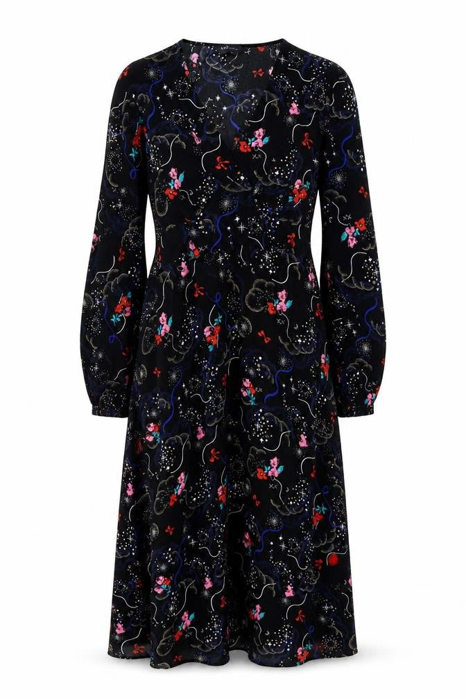 Marks and Spencer Women's Floral Midi Dress Size 10