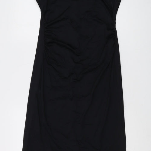 Marks and Spencer Women's Black Sheath Dress Size 12