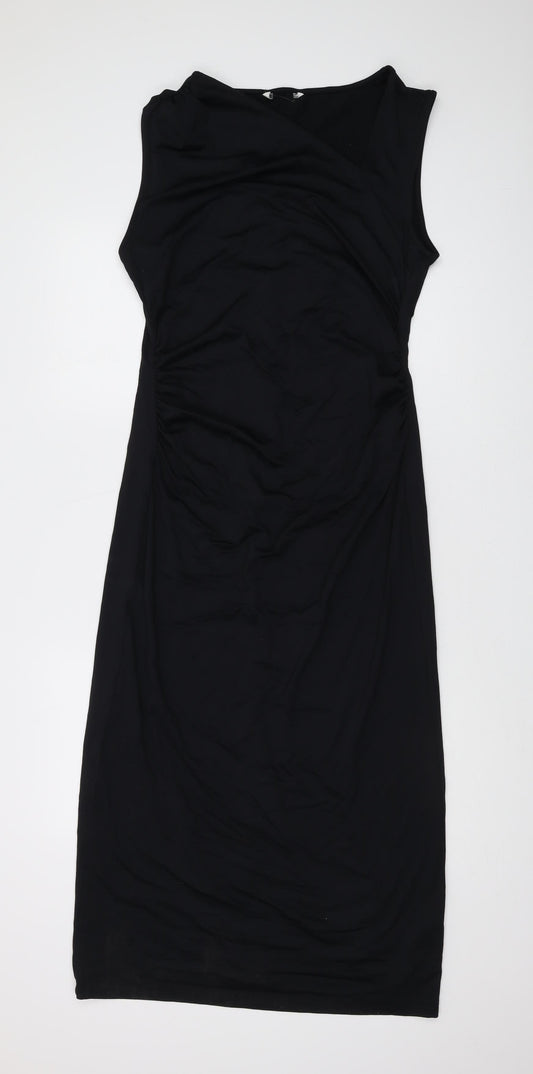 Marks and Spencer Women's Black Sheath Dress Size 12