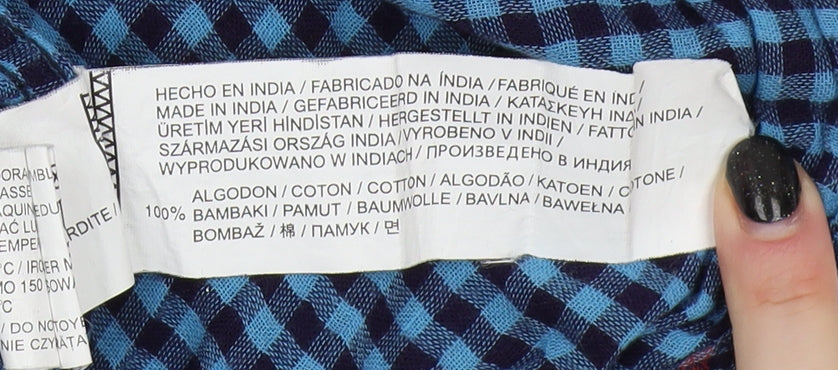 Pull & Bear Men's Multicoloured XL Plaid Shirt