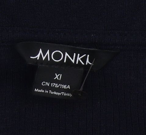 Monki Women's Black T-Shirt Dress Size 12