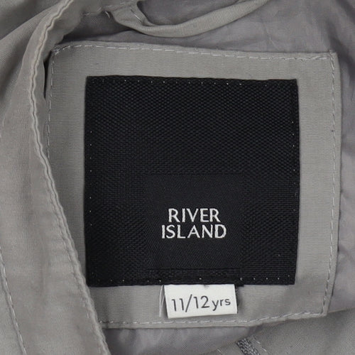 River Island Boys Grey Basic Jacket 11-12 Years