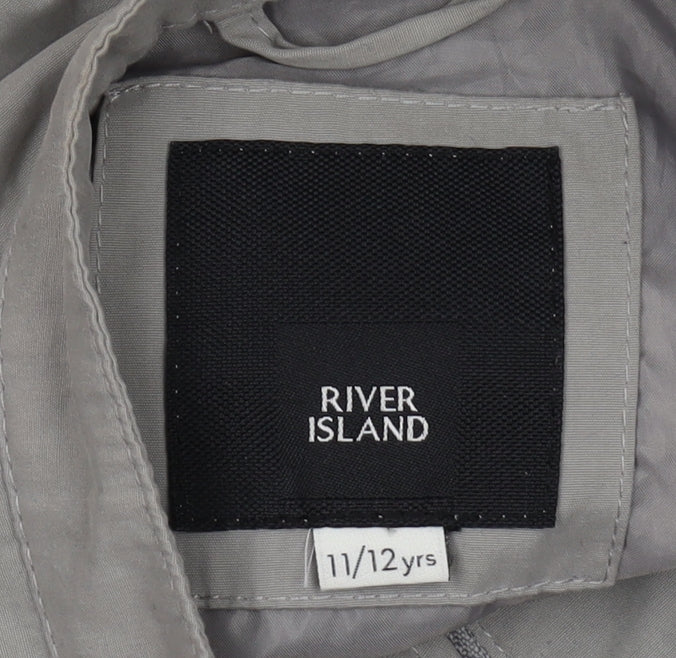 River Island Boys Grey Basic Jacket 11-12 Years