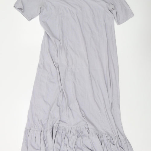 Kowtow Women's Grey Midi T-Shirt Dress XS