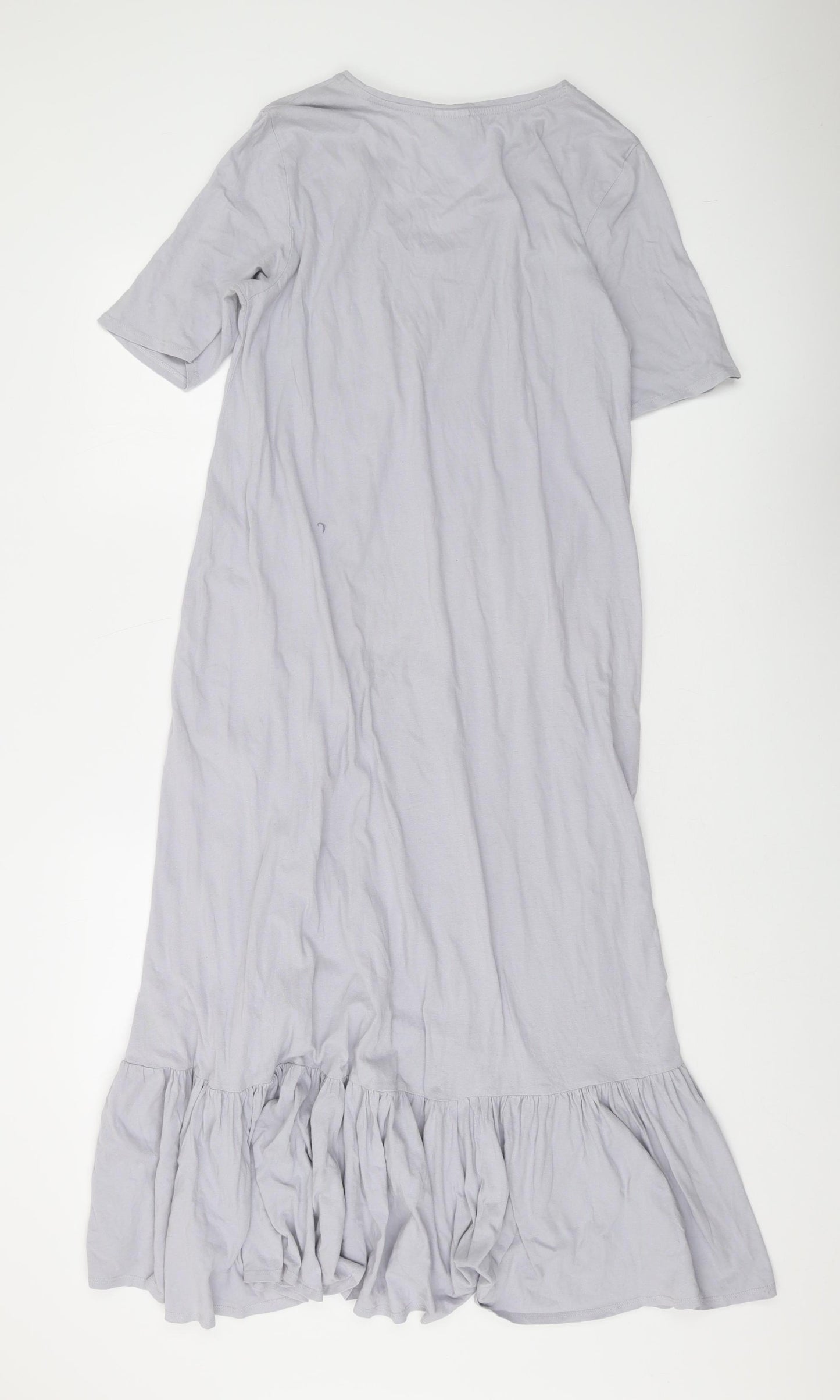 Kowtow Women's Grey Midi T-Shirt Dress XS