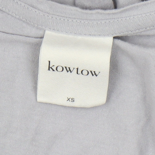 Kowtow Women's Grey Midi T-Shirt Dress XS