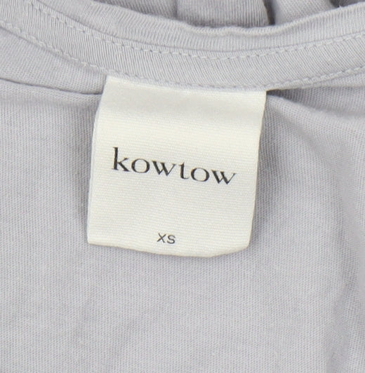 Kowtow Women's Grey Midi T-Shirt Dress XS