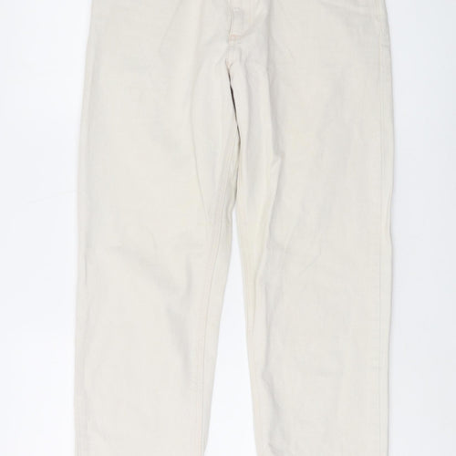 ASOS Men's Ivory Straight Jeans, Regular Fit, Size 28