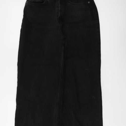 Selected Women’s Black Wide-Leg Jeans Size 10