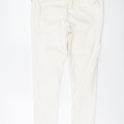 New Look Women's White Skinny Jeans Size 14