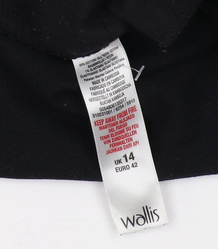 Wallis Women's Black Dress Pants Size 14