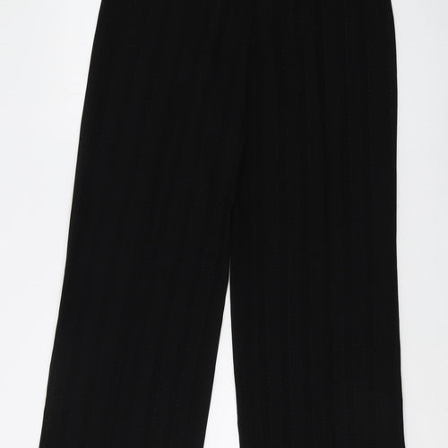 Klass Women's Black Wide-Leg Trousers Size 12