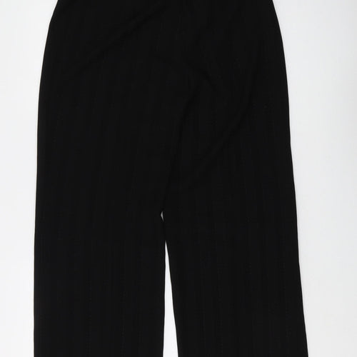 Klass Women's Black Wide-Leg Trousers Size 12