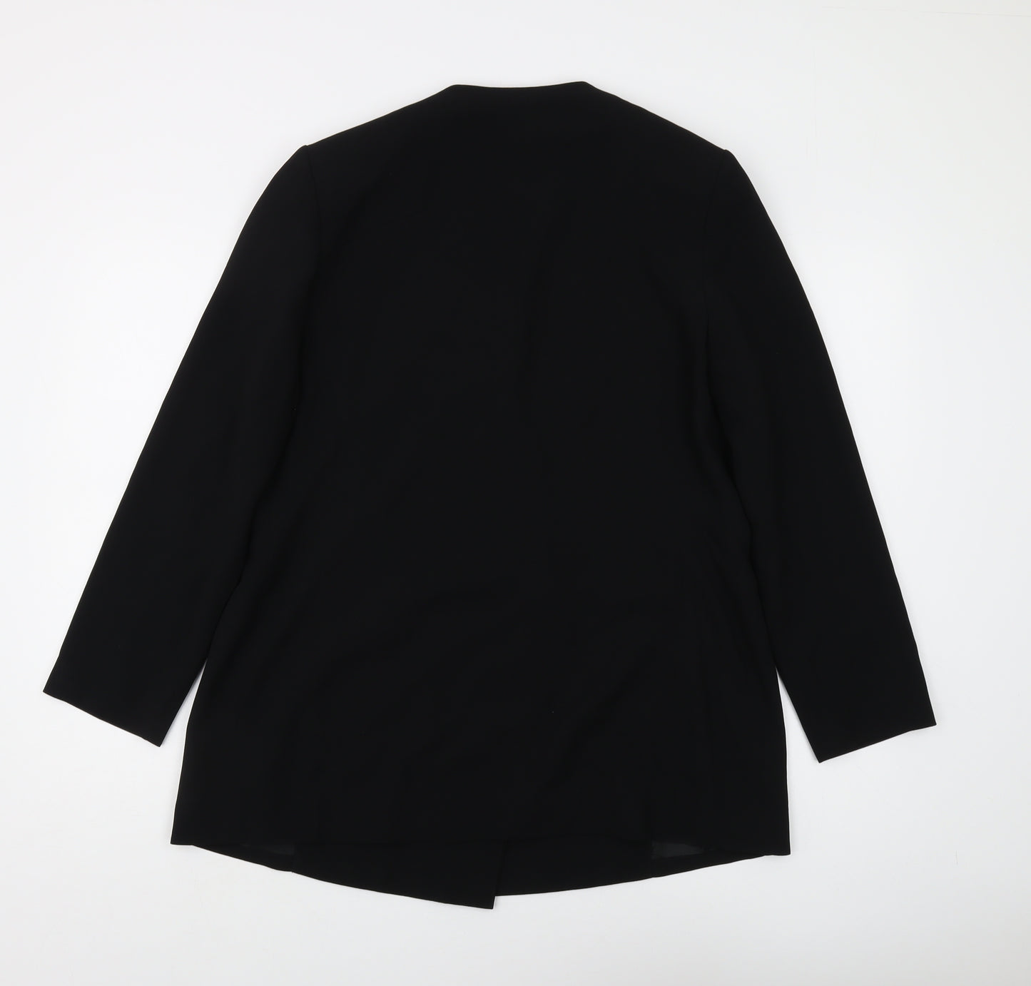 Next Women's Black Double-Breasted Suit Jacket Size 12