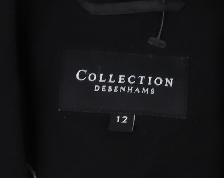 Debenhams Women’s Black Blazer - Size 12, Business Chic