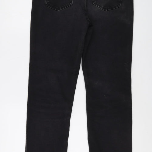 M&S Women's Black Straight Jeans Size 12