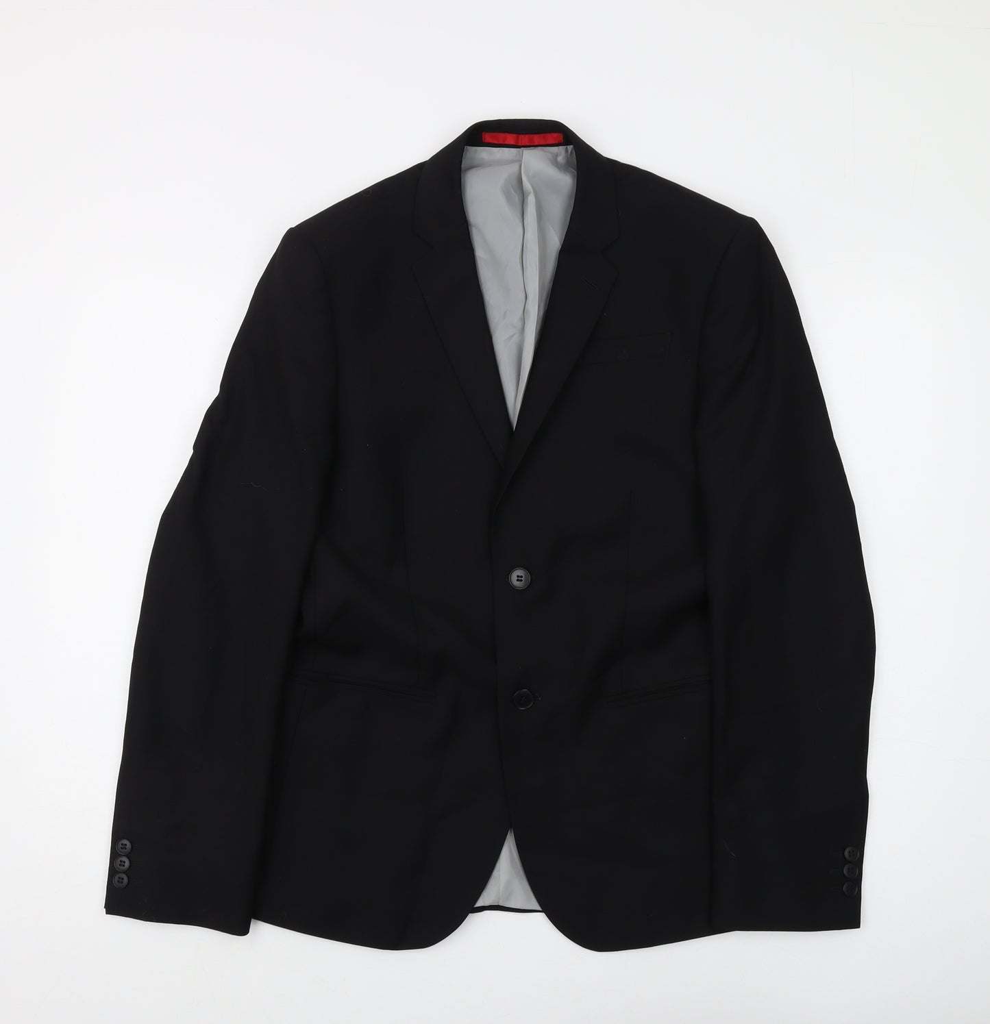 Marks and Spencer Men's Black Blazer M 38 Notch Lapel