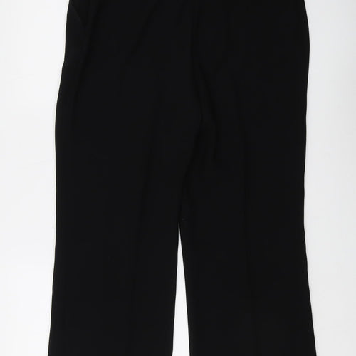 Marks and Spencer Women's Black Straight Trousers Size 14